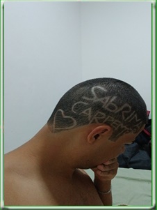 rafael e seu cabelo estiloso